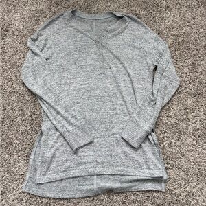 abercrombie Gray Long Sleeve Sweater